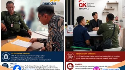 Rekening Diblokir Sepihak, LPK-RI Desak Bank Mandiri Bengkulu Bertanggung Jawab