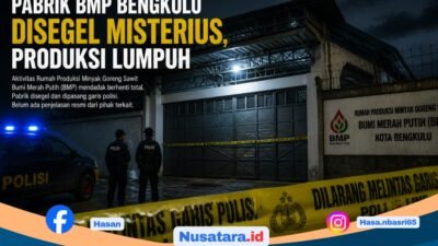 Pabrik BMP Bengkulu Disegel Misterius, Produksi Lumpuh