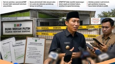 DPMPTSP Bengkulu Tegaskan Status Penyegelan Pabrik Minyak Goreng Masih Samar