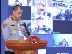 RAKERNIS PUSJARAH POLRI : PERKUAT IMPLEMENTASI TRIBRATA DAN CATUR PRASETYA