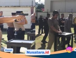 Polres Rejang Lebong Gembleng Kemampuan Menembak Personel