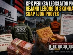 KPK Periksa Legislator PKB Rejang Lebong di Skandal Suap Ijon Proyek