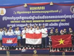 Tim Bulutangkis Polri Raih 4 Medali Emas dan 2 Perak SEA Police Badminton Championship 2026 di Kamboja