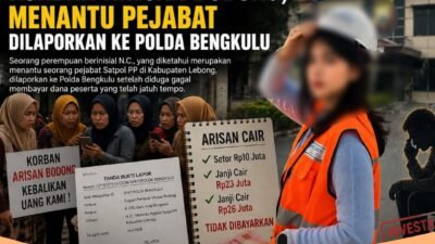Korban Arisan Bodong, Menantu Pejabat Dilaporkan ke Polda Bengkulu