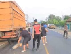 Polisi dan Warga Berhasil Hentikan Truk Rem Blong, Cegah Korban Jiwa di Tulang Bawang