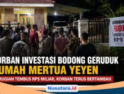 Korban Investasi Bodong Geruduk Rumah Mertua Yeyen, Kerugian Tembus Rp5 Miliar