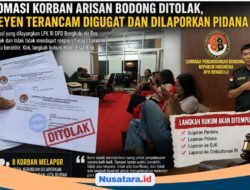 Somasi Korban Arisan Bodong Ditolak, Yeyen Terancam Digugat dan Dilaporkan Pidana