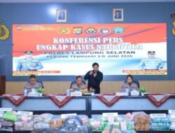 Polda Lampung Berhasil Gagalkan Penyelundupan Narkoba Senilai RP 235 Miliyar Di Bakauheni, 24 Tersangka Diamankan