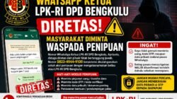 WhatsApp Ketua LPK-RI DPD Bengkulu Diretas, Masyarakat Diminta Waspada Penipuan