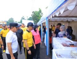 Polda Lampung Gelar Bazar, Pasar Rakyat, Olahraga Bersama, dan Bakti Sosial Sambut Hari Bhayangkara ke-80