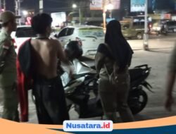 Satpol PP Bengkulu Tertibkan Badut Pengemis di Simpang Sekip