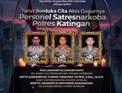 Tiga Personel Polri Gugur Saat Bertugas Ungkap Kasus Narkoba di Katingan, Dianugerahi Kenaikan Pangkat Luar Biasa Anumerta