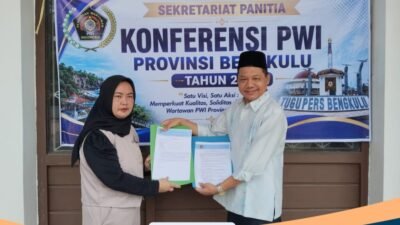 Marsal Abadi Resmi Ambil Formulir Ketua PWI Bengkulu