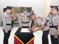 Kapolresta Bengkulu Pimpin Sertijab Kasat Intelkam