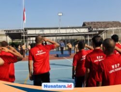 Warga Binaan Pimpin Upacara Hari Kesadaran Nasional di Lapas Bengkulu