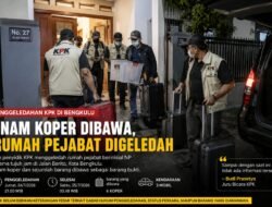 KPK Geledah Rumah Pejabat di Bengkulu, Enam Koper Dibawa Penyidik