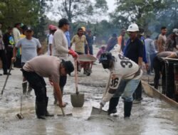 Gotong Royong Bersama Satgas Ops Damai Cartenz, Warga Mimika Rasakan Manfaat Akses Pemakaman yang Lebih Baik