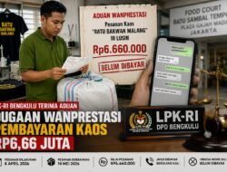 LPK-RI Bengkulu Terima Aduan Dugaan “Sambal Tempong” Ingkar Janji Pembayaran Kaos Rp6,60 Juta