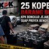 25 Koper Barang Bukti, KPK Bongkar Jejak Suap Proyek Bengkulu