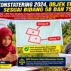 BPN: Konstatering 2024, Objek Eksekusi Sesuai Bidang 58 dan 75