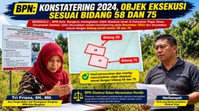 BPN: Konstatering 2024, Objek Eksekusi Sesuai Bidang 58 dan 75