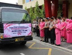 Wujud Kepedulian Antarsesama, Kapolda Bengkulu Lepas Bantuan Kemanusiaan untuk Korban Gempa NTT