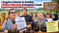Gugatan Zaharip Cs Kandas, Rollina Menang di Sengketa Tanah