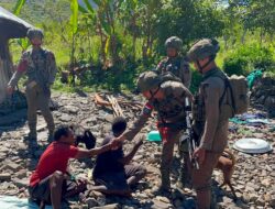 Satgas Kepolisian Operasi Damai Cartenz Perkuat Kehadiran Humanis di Distrik Muara Puncak Jaya