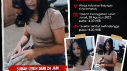 Remaja 17 Tahun Asal Betungan Dilaporkan Hilang, Keluarga Mohon Bantuan Masyarakat