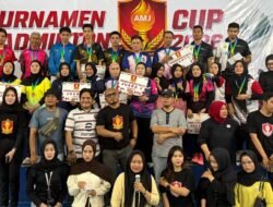 AMJ Cup 2026 Berakhir, Polda Bengkulu Dominasi Ganda Putra