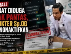 Chat Diduga Tak Pantas Viral, Dokter SPOG Kena Sanksi