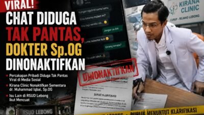 Chat Diduga Tak Pantas Viral, Dokter SPOG Kena Sanksi