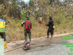 Pantau Karhutla, Satbrimob Polda Jambi Bersama Instansi Terkait Patroli Kawasan Konservasi Gajah di Tebo