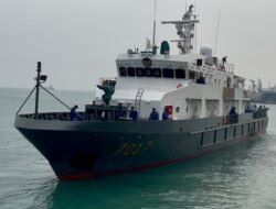 Hari Ketiga, KP Sanjaya-7017 Polri dan KN SAR Tetuka Terus Sisir Perairan Selat Sunda