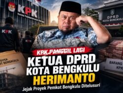 KPK Panggil Lagi Ketua DPRD Kota Bengkulu, Herimanto