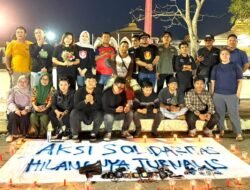 Lima Jurnalis Hilang di Selat Sunda, Wartawan Bengkulu Nyalakan Solidaritas