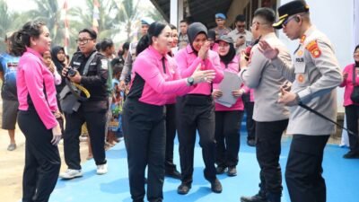 Bhayangkari Peduli Jangkau Pulau Borang, Perkuat Kesehatan dan Ketahanan Sosial Warga Pesisir Sumsel