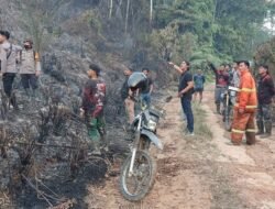 Polda Jambi Tangani Karhutla Seluas 5 Hektare di Areal PT Jebus Maju Merangin