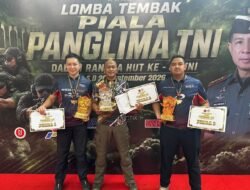Kombes Pol. Rantau Isnur Eka Raih Juara II Overall Handgun Divisi Standar di Panglima TNI Cup 2026